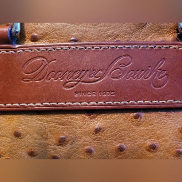 Dooney & Bourke Ostrich embossed leather bag - Picture 9 of 12